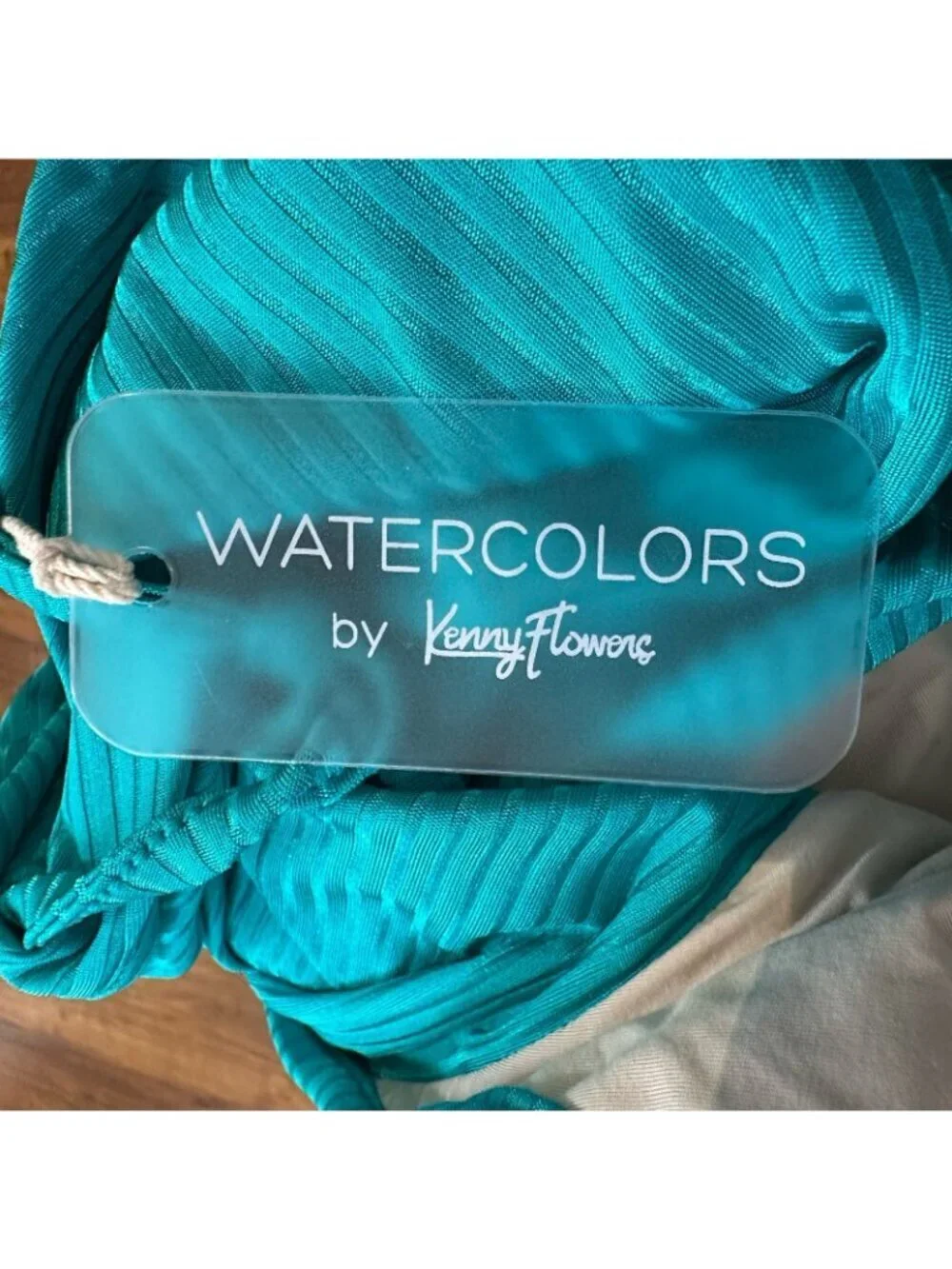 NWT Watercolors by Kenny Flowers One Piece Swimsuit